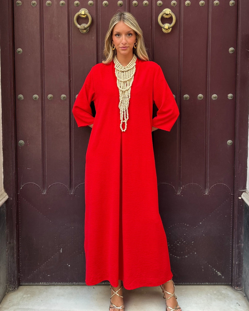 Vestido Laura rojo