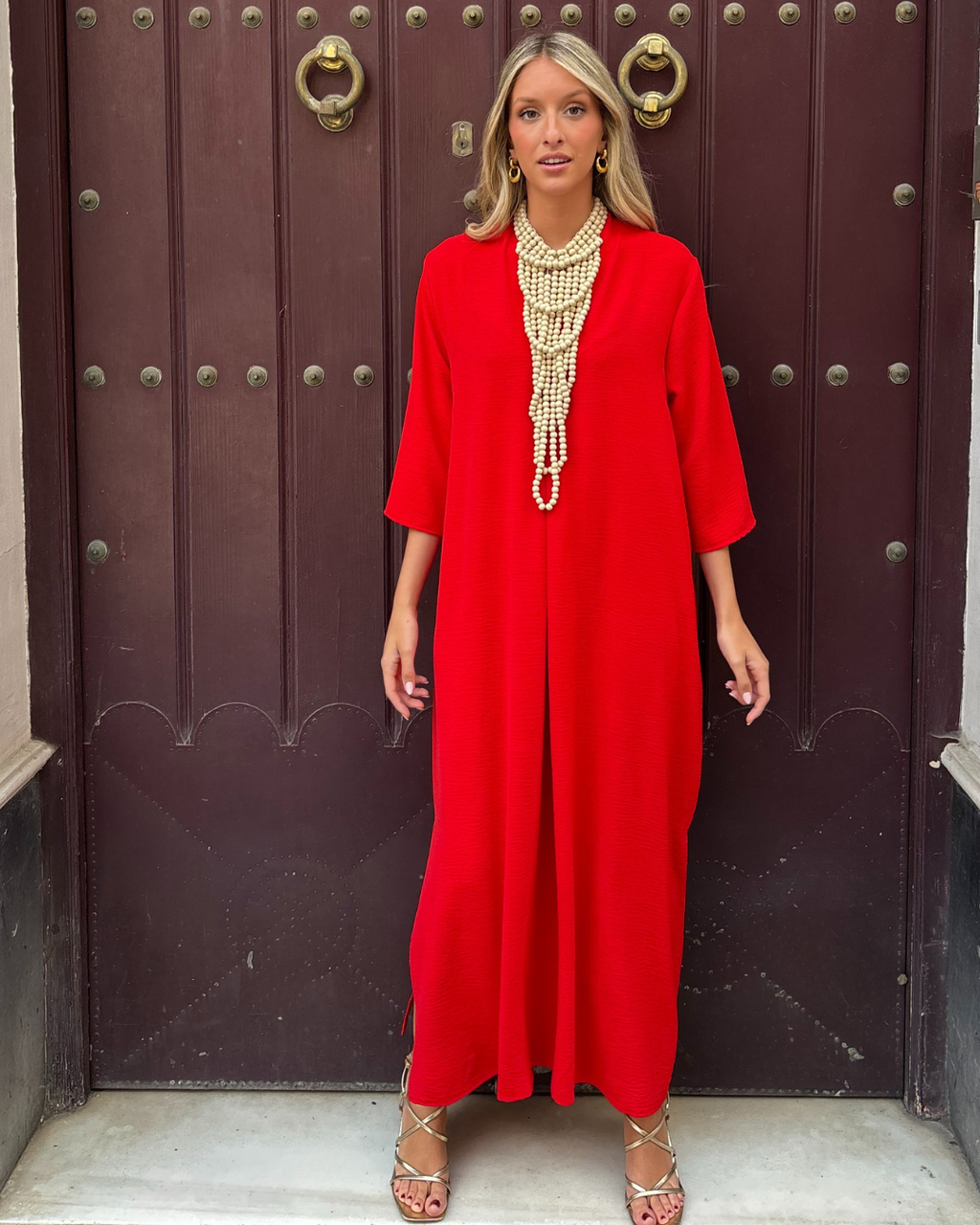 Vestido Laura rojo