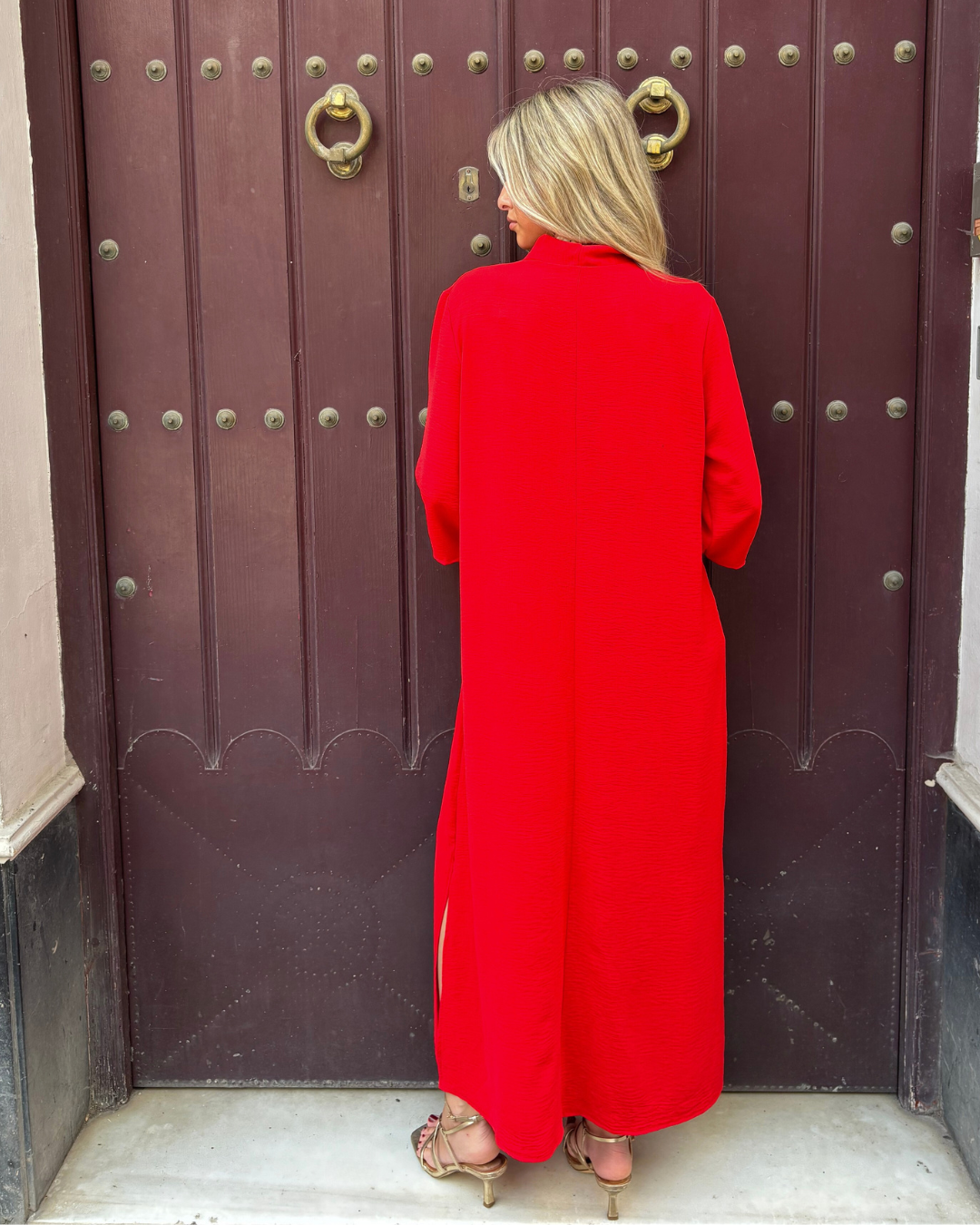 Vestido Laura rojo