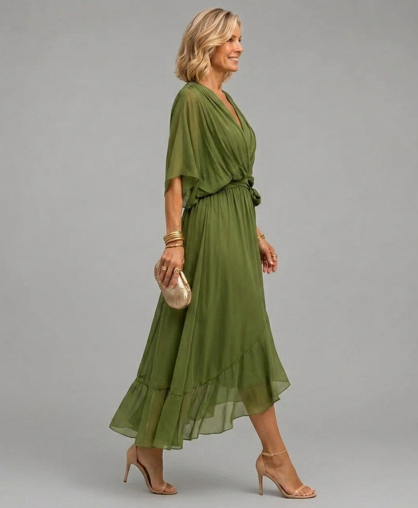 Monica | vestido con escote en V