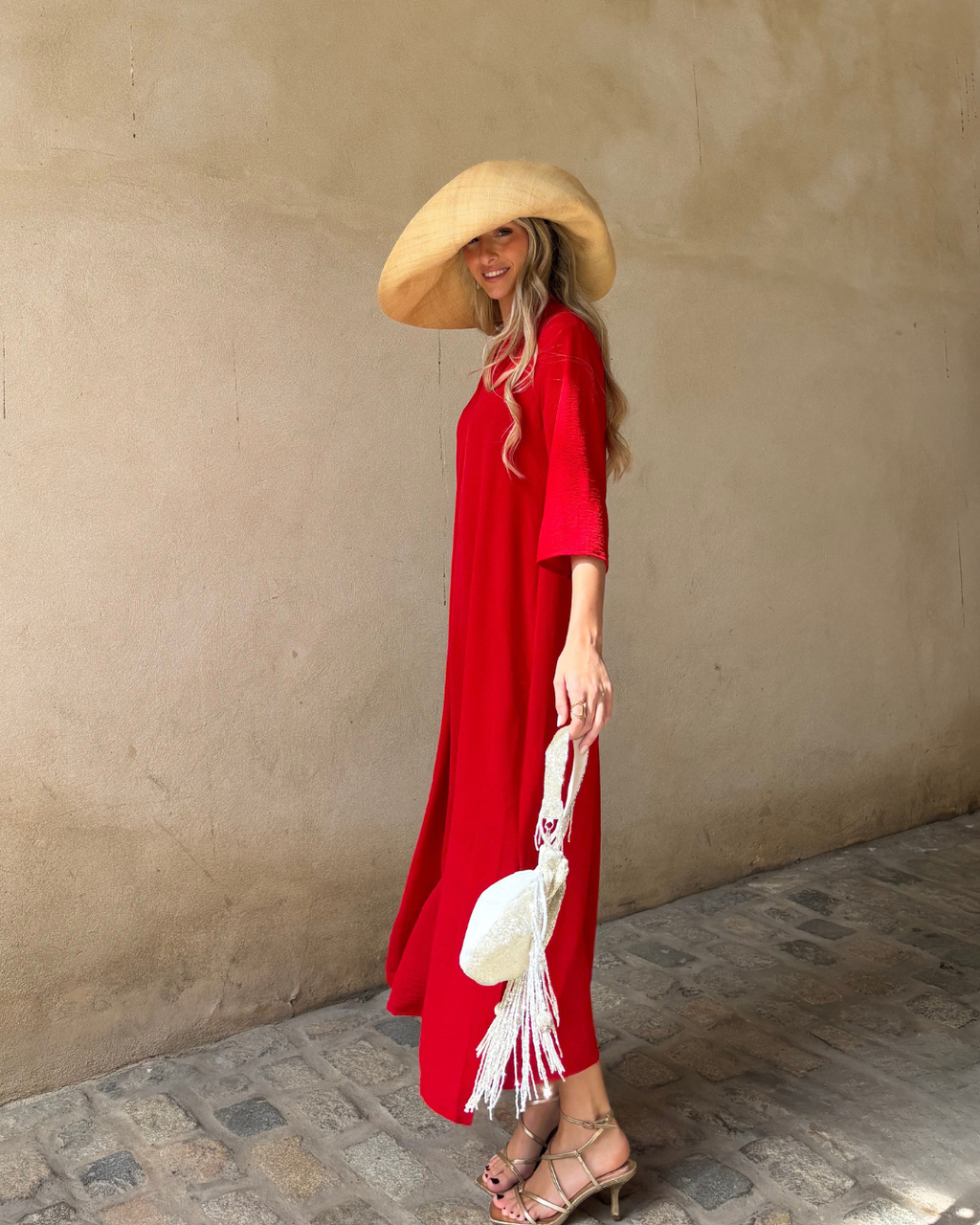 Vestido Laura rojo