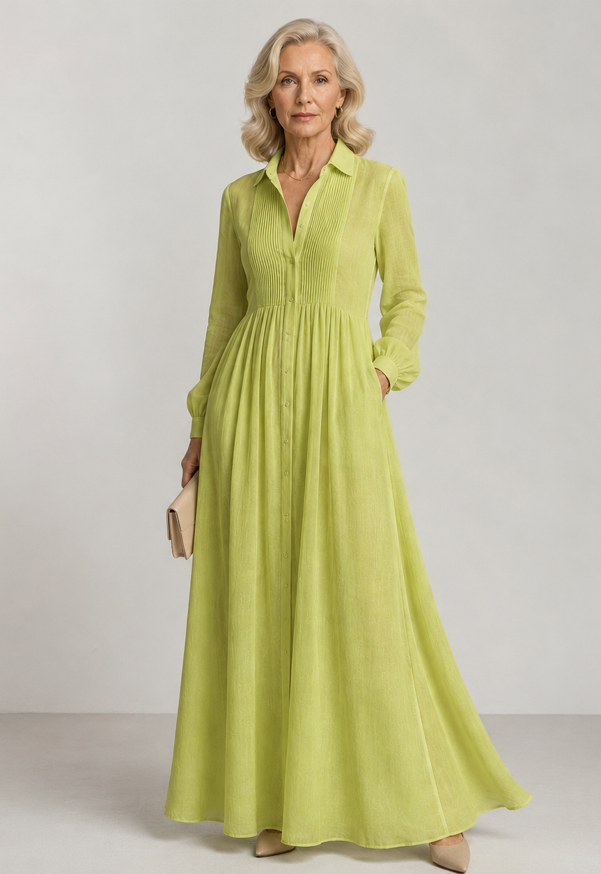 Lioren | Vestido maxi de caída suave