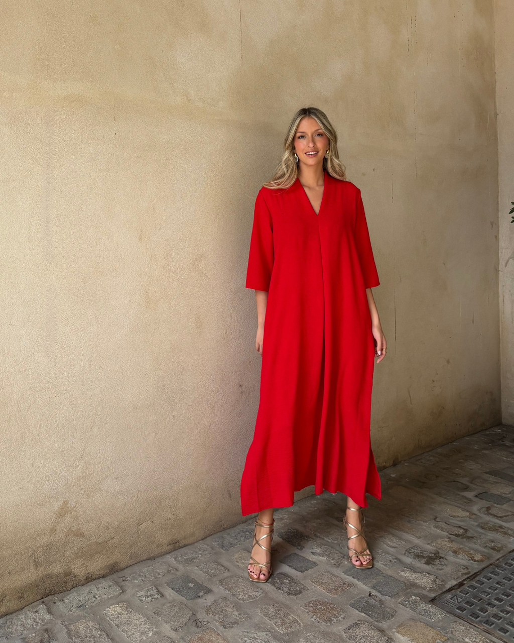 Vestido Laura rojo