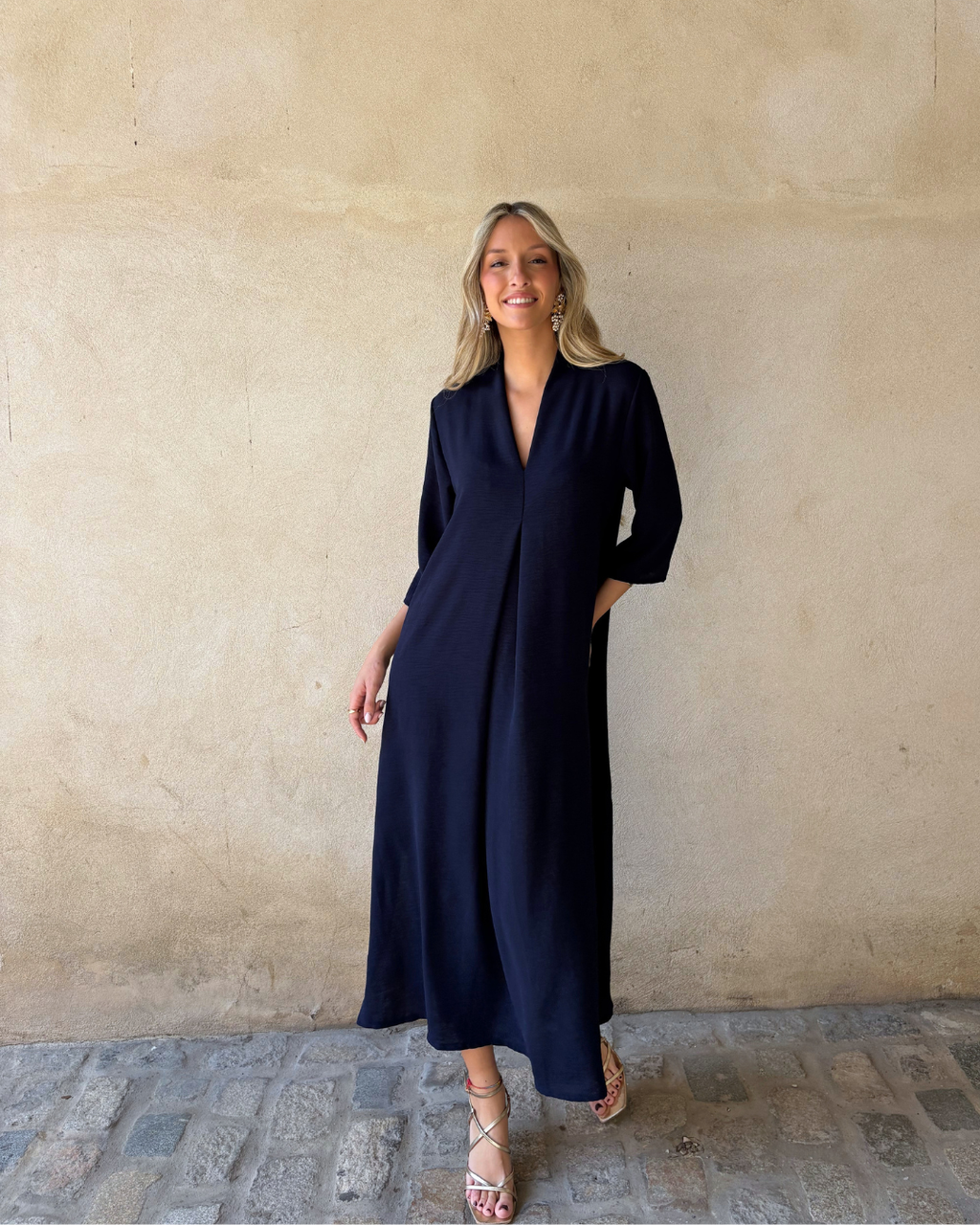 Vestido Laura marino