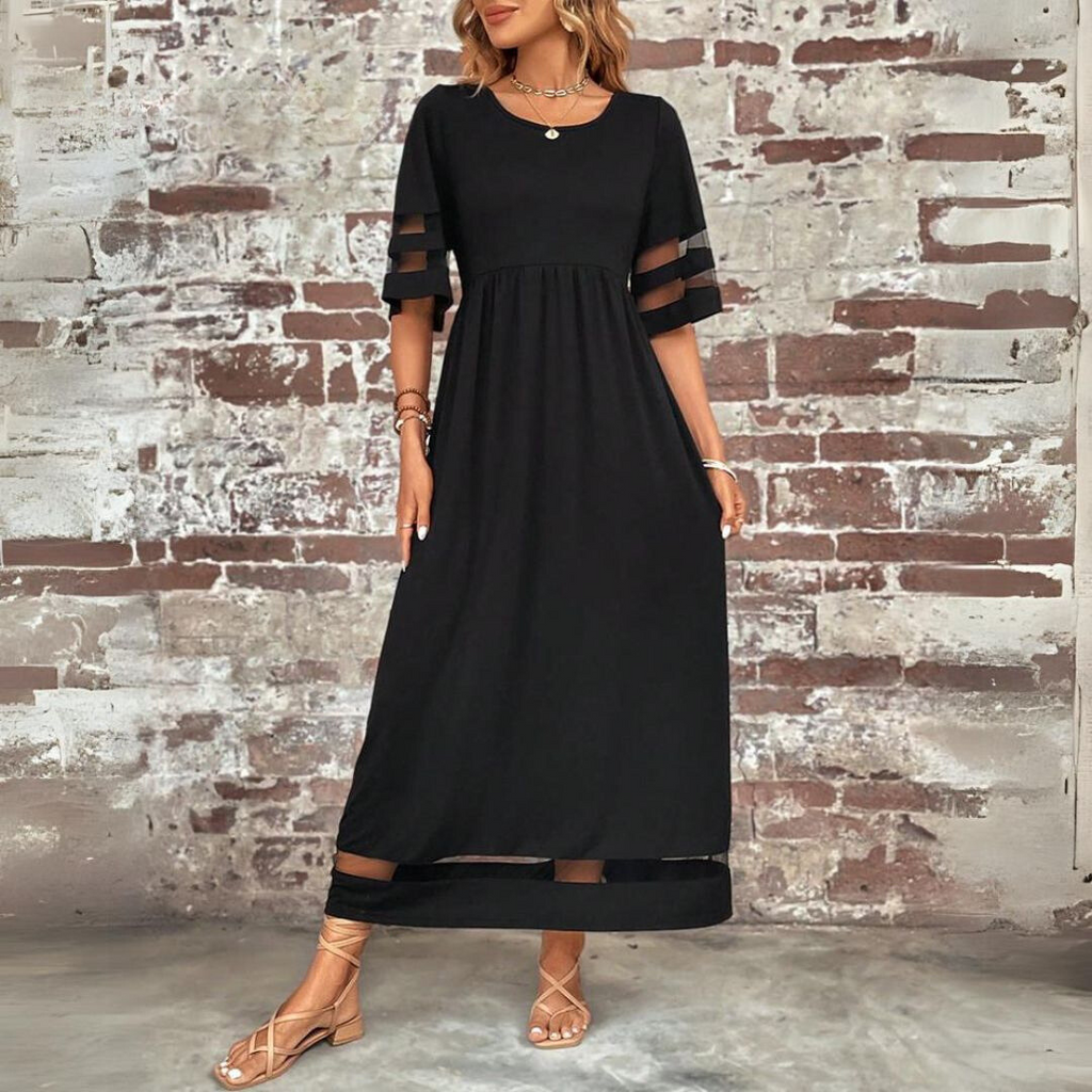 Aubrey™ | Vestido midi que favorece la silueta y alisa el abdomen