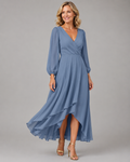 Mia™ | Vestido largo con escote en V elegante