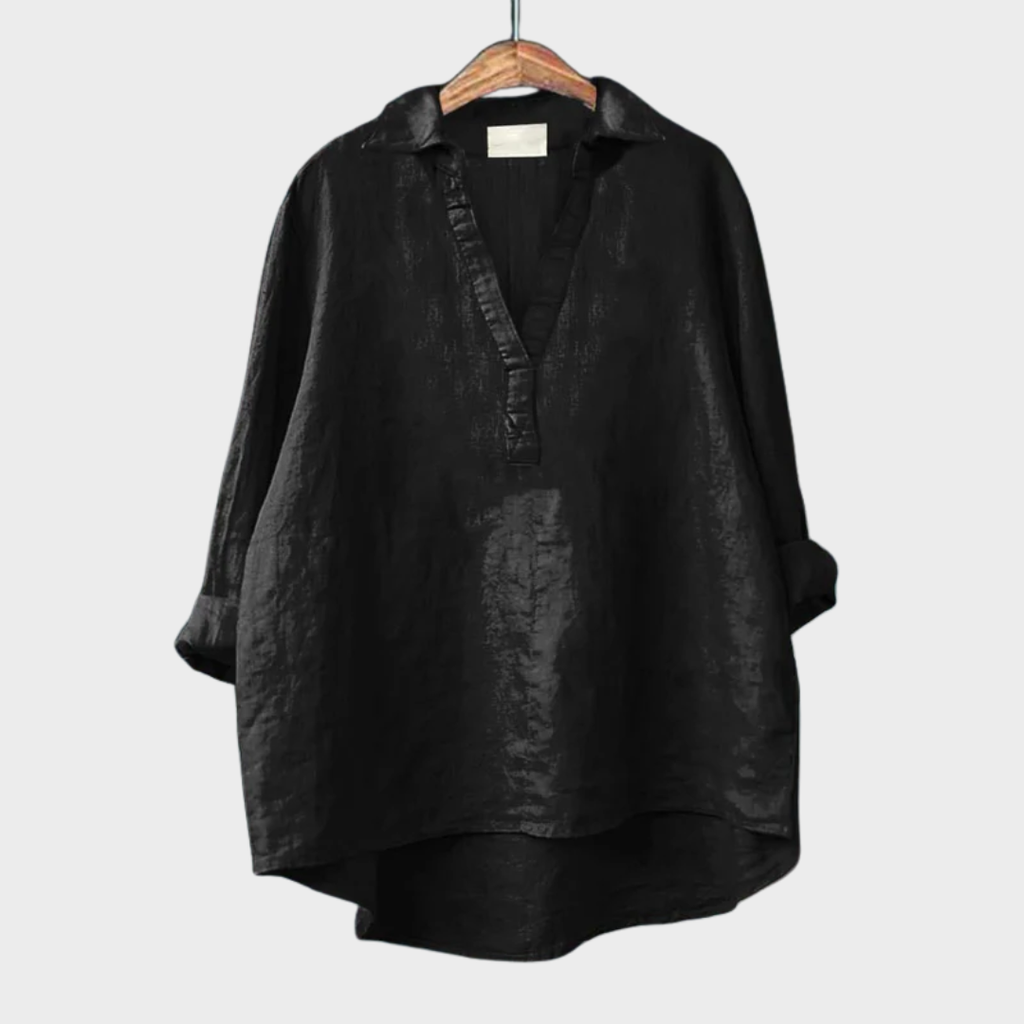 Lucía | Blusa de lino elegante para el verano