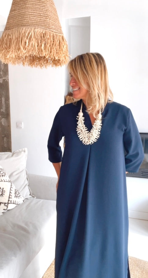 Vestido Laura marino