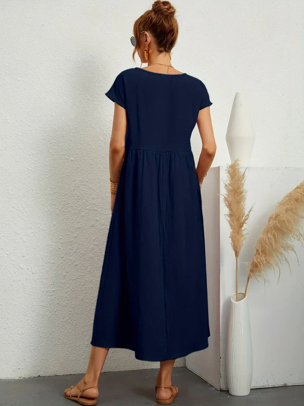Gabrielle™ - Vestido midi fluido, elegancia atemporal