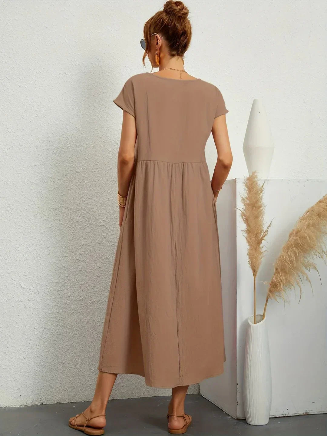 Gabrielle™ - Vestido midi fluido, elegancia atemporal