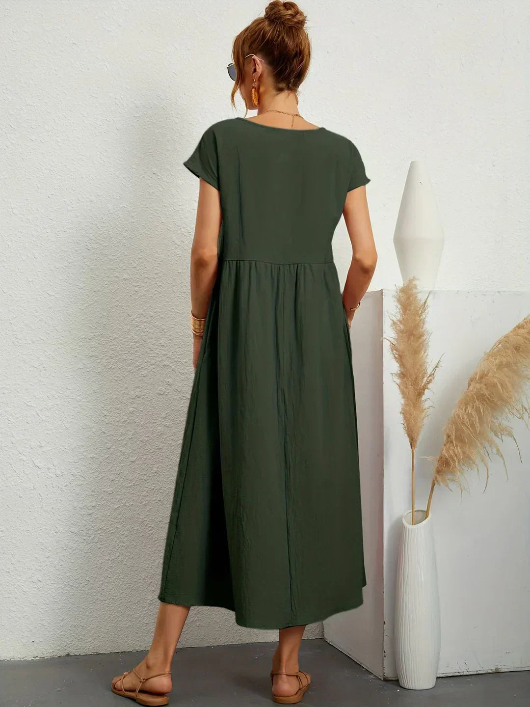 Gabrielle™ - Vestido midi fluido, elegancia atemporal