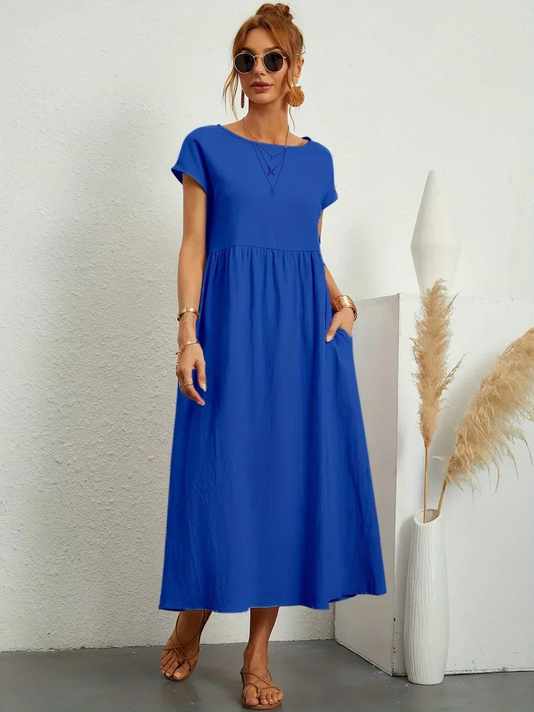 Gabrielle™ - Vestido midi fluido, elegancia atemporal
