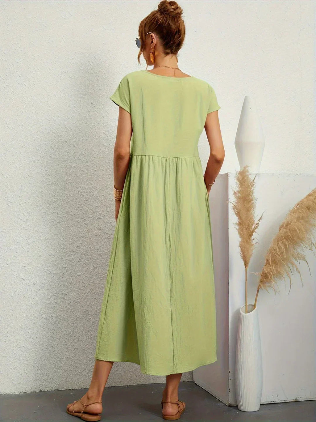 Gabrielle™ - Vestido midi fluido, elegancia atemporal