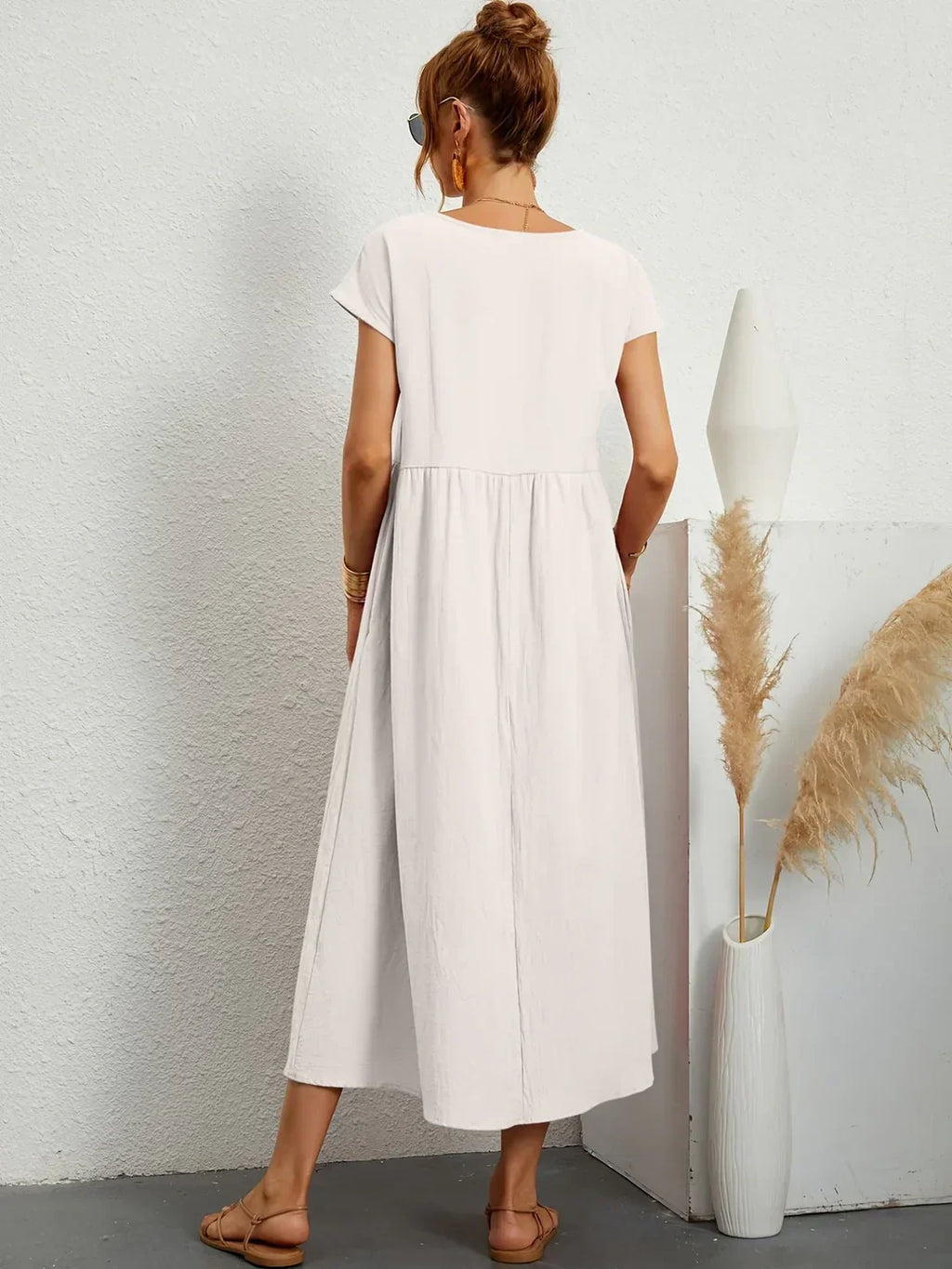 Gabrielle™ - Vestido midi fluido, elegancia atemporal