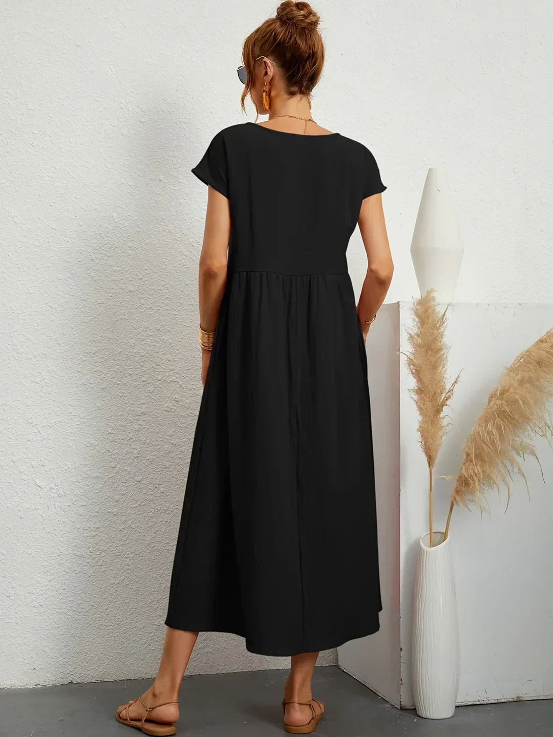 Gabrielle™ - Vestido midi fluido, elegancia atemporal