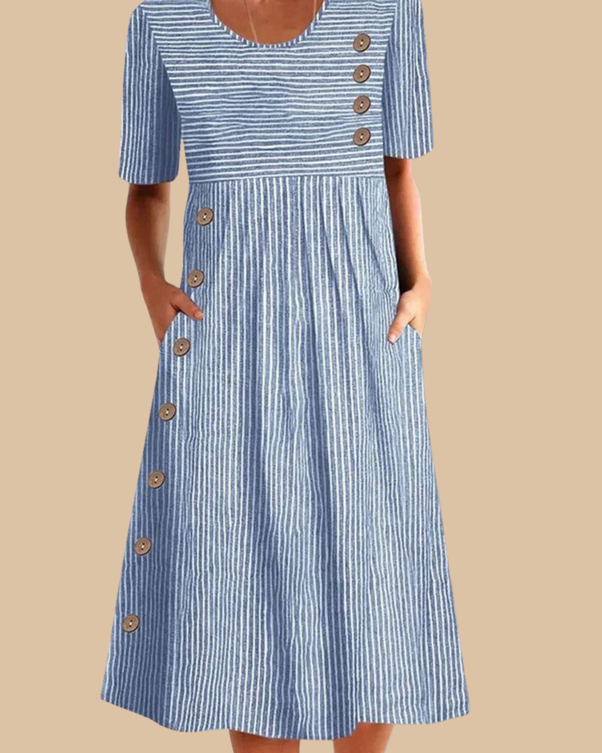 Belle | Vestido de verano a rayas