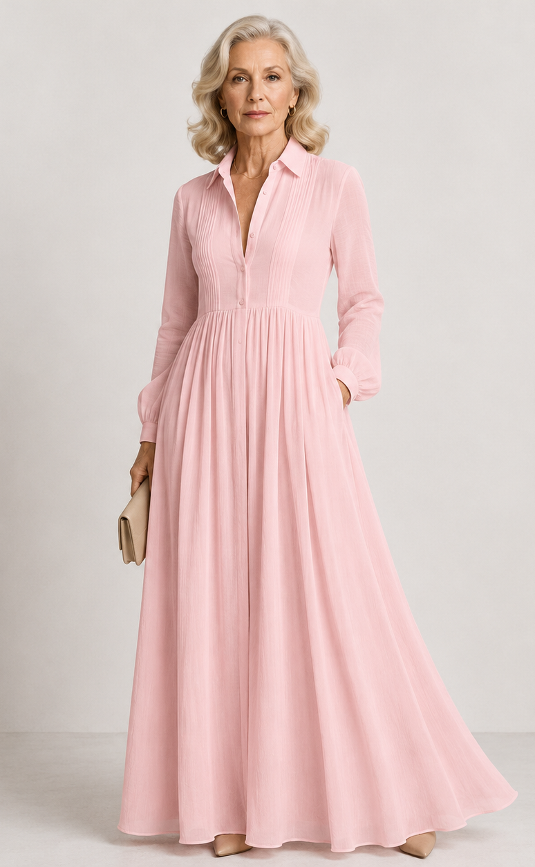 Lioren | Vestido maxi de caída suave