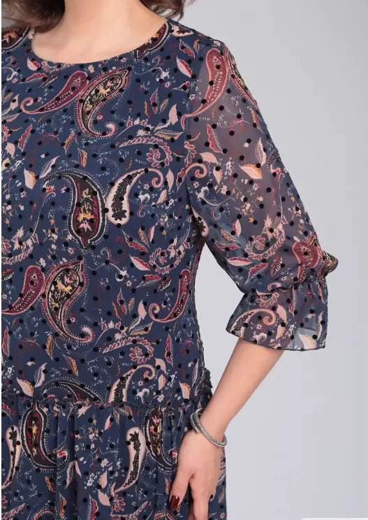 Oriane™ — Vestido floral elegante de estilo atemporal