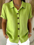Avery™ Blusa con botones en la parte delantera
