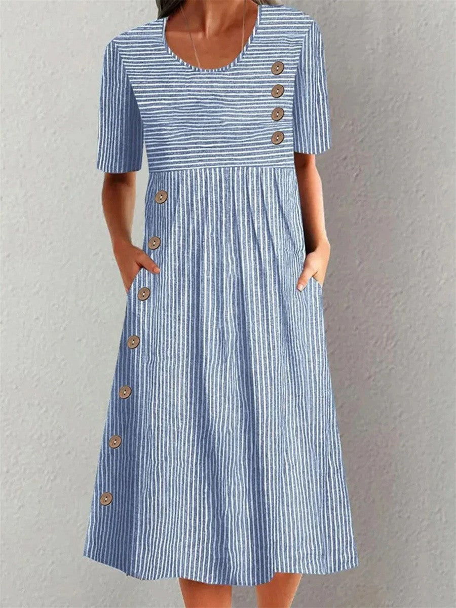 Belle | Vestido de verano a rayas