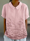 Lily | Camisa bordada con motivos florales