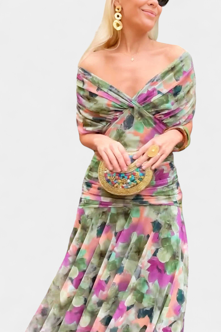 Alizée™ — Vestido floral con gracia etérea