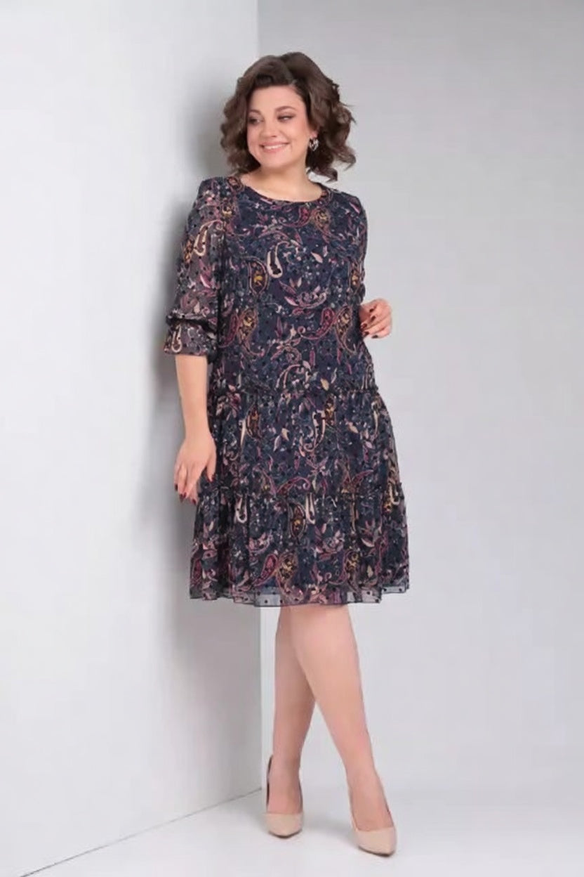 Oriane™ — Vestido floral elegante de estilo atemporal