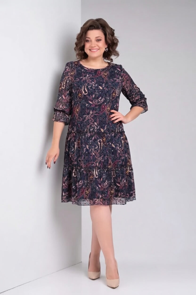 Oriane™ — Vestido floral elegante de estilo atemporal