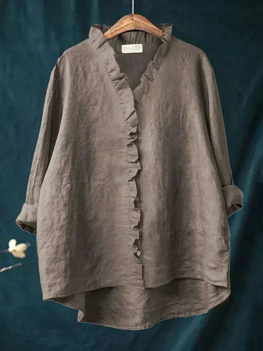 Delia | Blusa de lino