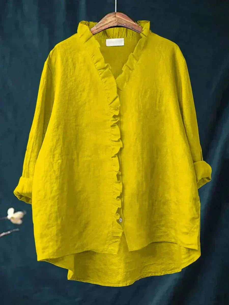 Delia | Blusa de lino