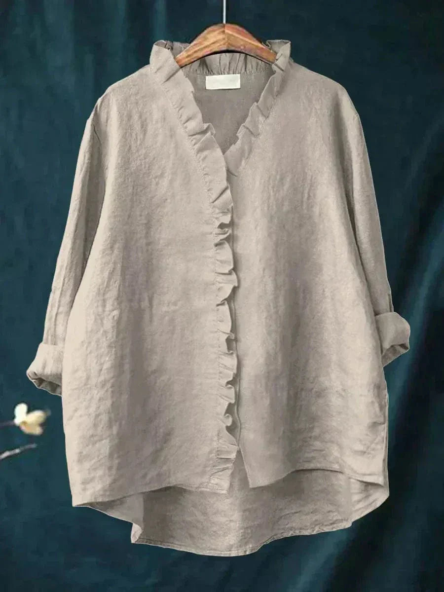 Delia | Blusa de lino