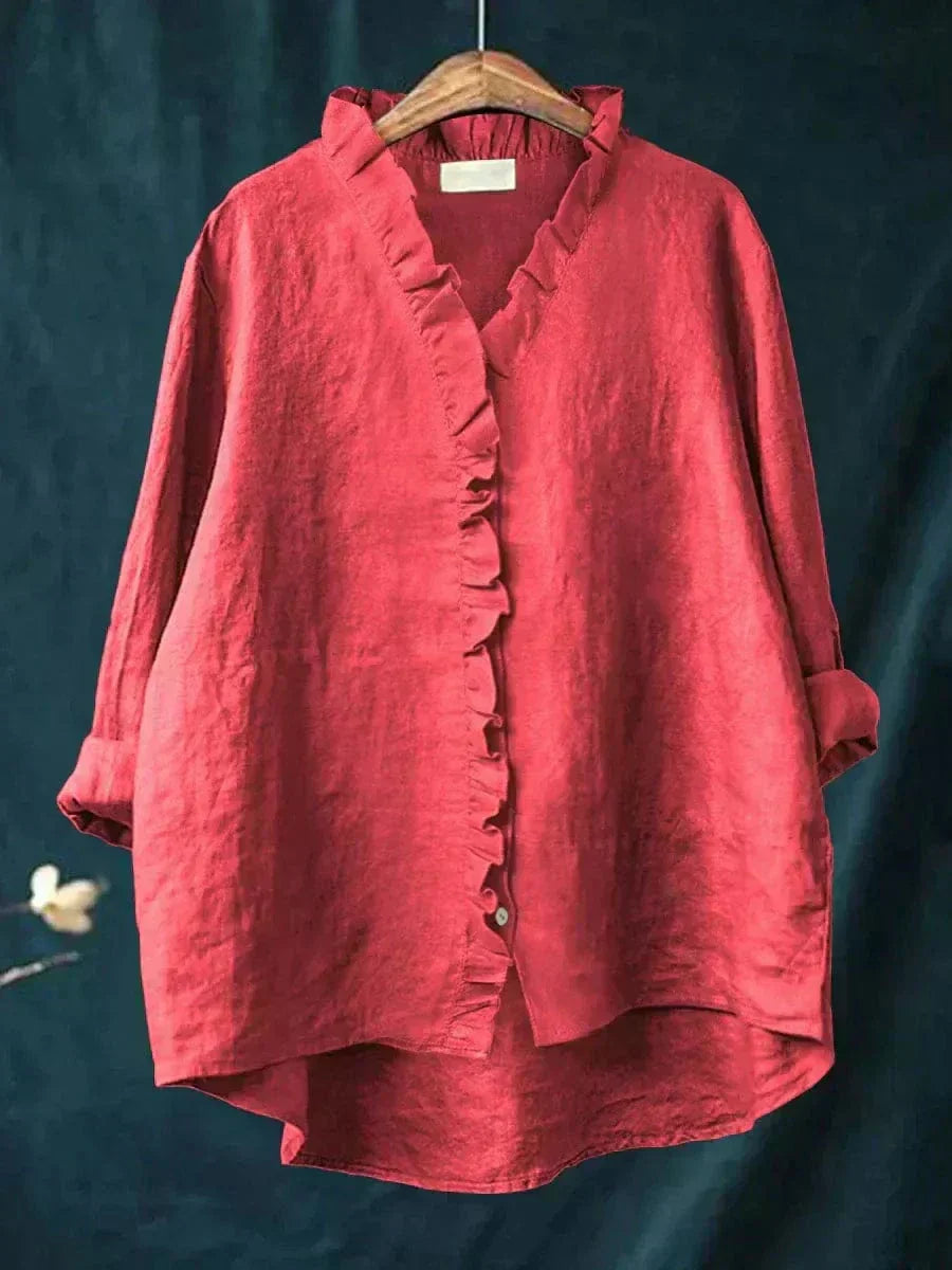 Delia | Blusa de lino